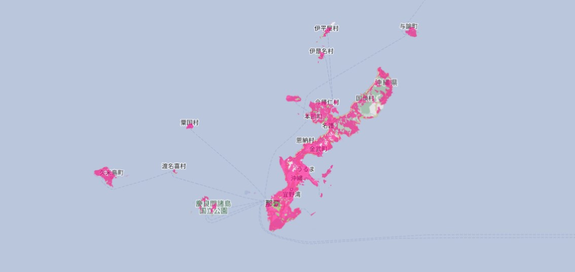 楽天モバイル　沖縄エリア