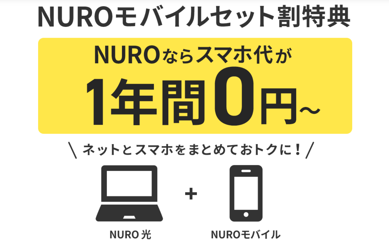 NURO光NUROモバイルセット割